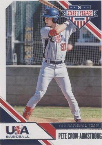 2020 Panini USA Baseball Stars & Stripes - Pete Crow-Armstrong #72