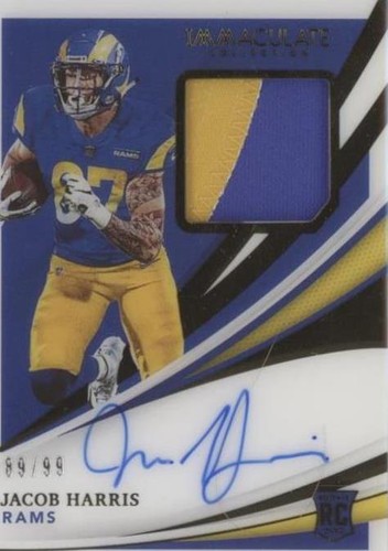 2021 Panini Immaculate Collection Jacob Harris #140