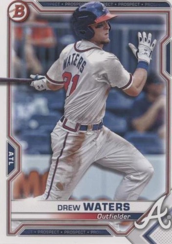 2021 Bowman - Drew Waters #BP-81