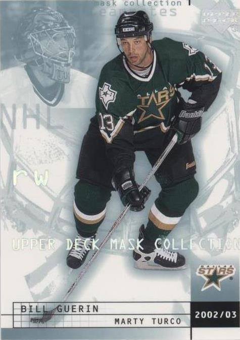 2002-03 Upper Deck Mask Collection - Bill Guerin Marty Turco #29
