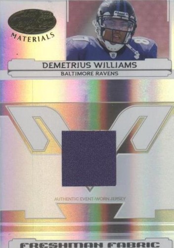 2006 Leaf Certified Materials Demetrius Williams #221
