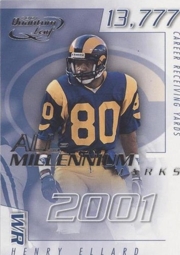 2001 Quantum Leaf Henry Ellard #A MAR - 13