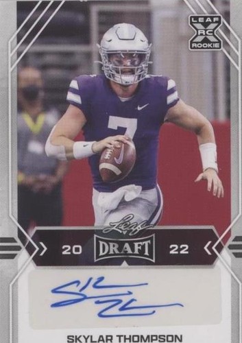2022 Leaf Draft Skylar Thompson #BA-ST2