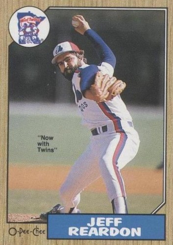 1987 O-Pee-Chee - Jeff Reardon #165