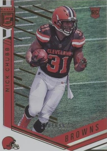 2018 Donruss Elite Nick Chubb #158
