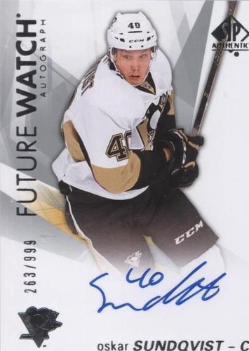 2016-17 SP Authentic - Oskar Sundqvist #142