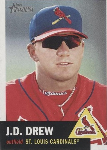 2002 Topps Heritage - J.D. Drew #389