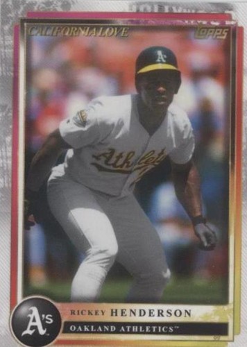 2022 Topps X Aaron Judge - Rickey Henderson #60