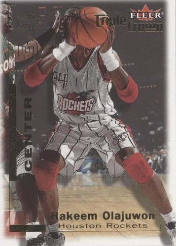 2000-01 Fleer Triple Crown - Hakeem Olajuwon #213