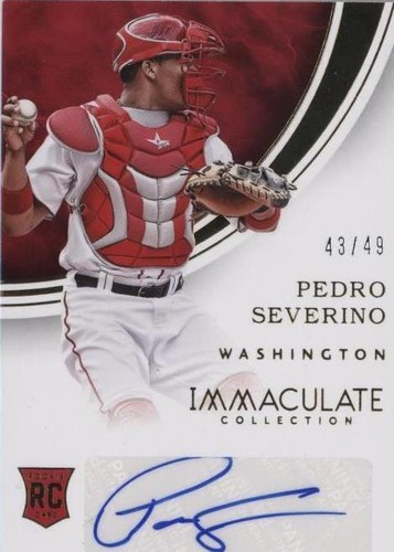 2016 Panini Immaculate Collection - Pedro Severino #RA-PS