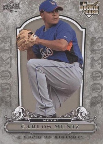 2008 Upper Deck A Piece of History - Carlos Muniz #128