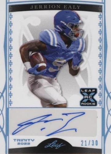 2022 Leaf Trinity Jerrion Ealy #BA-JE1