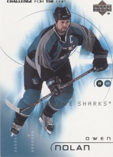 2001-02 Upper Deck Challenge for the Cup - Owen Nolan #71