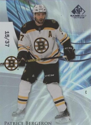2020-21 Upper Deck SP Game Used - Patrice Bergeron #82