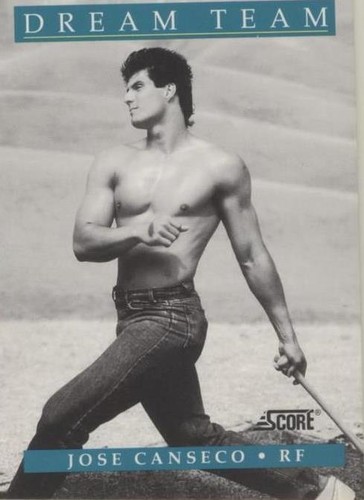 1991 Score Jose Canseco Dream Team Baseball Card #441