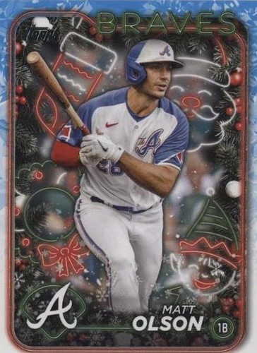 2024 Topps Holiday - Matt Olson #H146