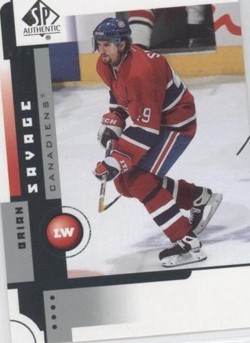 2001-02 SP Authentic - Brian Savage #44