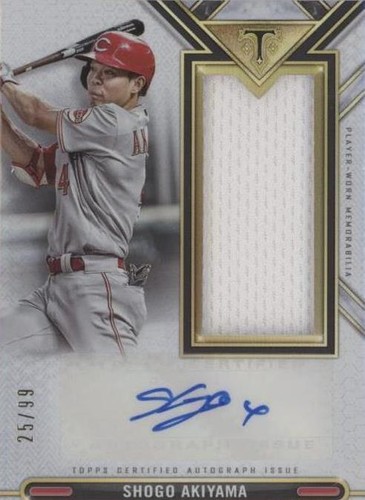 2021 Topps Triple Threads - Shogo Akiyama #ASJR-SAA