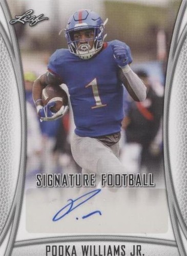 2021 Leaf Signature Pooka Williams Jr. #BA-PWJ