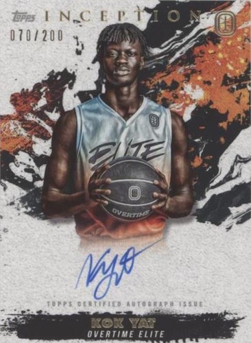 2021-22 Topps Inception OTE Overtime Elite - Kok Yat #IA-KY