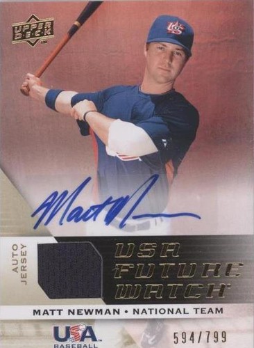 2009 Upper Deck Signature Stars - Matt Newman #UFWA-15