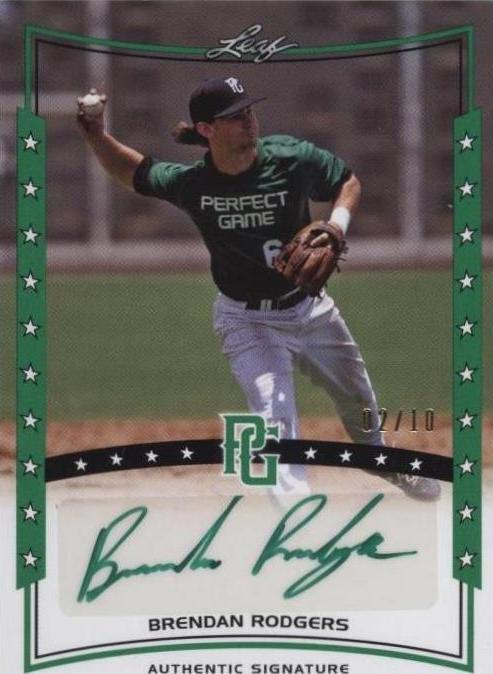 2014 Leaf Perfect Game Showcase - Brendan Rodgers #A-BR2