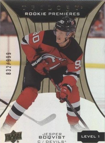 2019-20 Upper Deck Trilogy - Jesper Boqvist #60