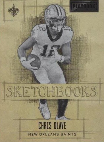 2022 Panini Playbook Chris Olave #25