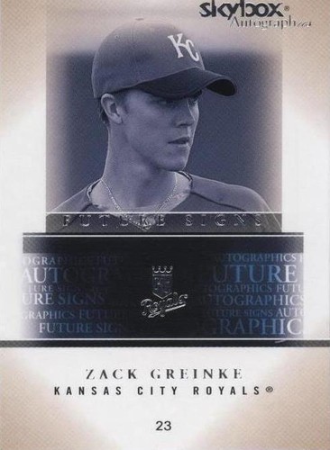 2005 Skybox Autographics - Zack Greinke #20 FS