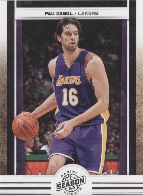 Actualización de temporada 2009-10 Panini - Pau Gasol #134