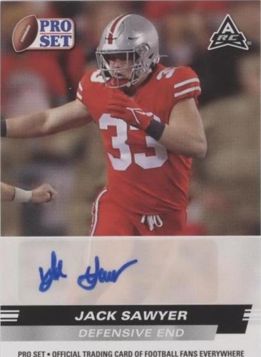 2022 Leaf Pro Set Draft Jack Sawyer #PSA-JS1