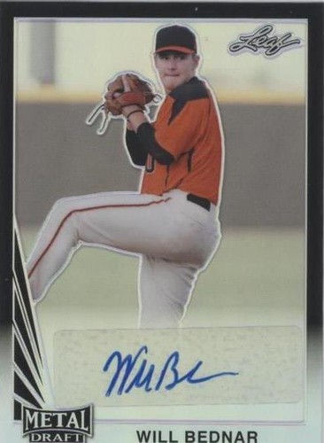 2021 Leaf Metal Draft - Will Bednar #LA-WB1