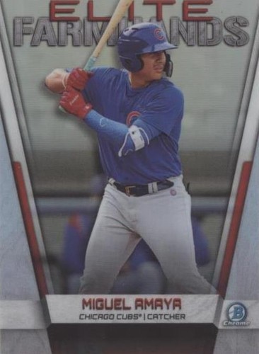 2019 Bowman Chrome Baseball Miguel Amaya Rookie Top 100