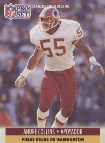 1991 Pro Set Spanish Andre Collins #246