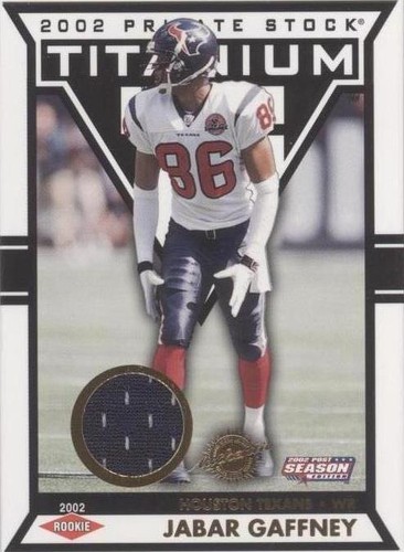 2002 Pacific Private Stock Titanium Postseason Jabar Gaffney #66