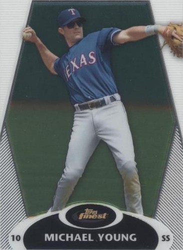 2008 Topps Finest - Michael Young #102