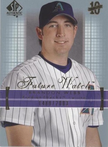 2003 SP Authentic - Brandon Webb #152