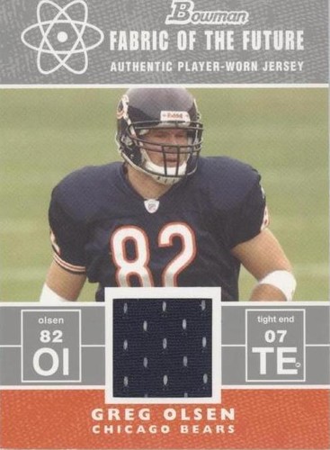 2007 Bowman Greg Olsen #FF-GO