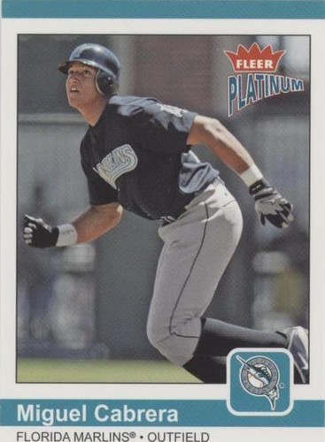 2004 Fleer Platinum - Miguel Cabrera #140