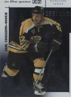 2003-04 In the Game-Used Signature Series - Carl Corazzini #187