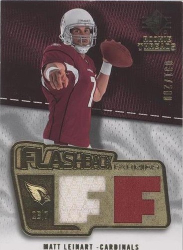 2008 SP Rookie Threads Matt Leinart #FF-LE