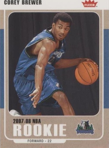 2007-08 Fleer - Corey Brewer #204
