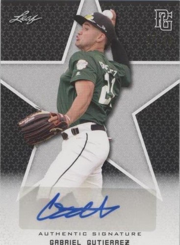 2020 Leaf Perfect Game National Showcase - Gabriel Gutierrez #BA-GG2