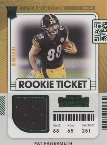 2021 Panini Contenders Pat Freiermuth #RSV-PFR