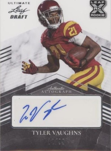 2021 Leaf Ultimate Draft Tyler Vaughns #BA-TV1
