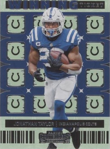 2022 Panini Contenders Jonathan Taylor #WT-JTA
