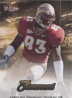 2007 Fleer Ultra Lawrence Timmons #233