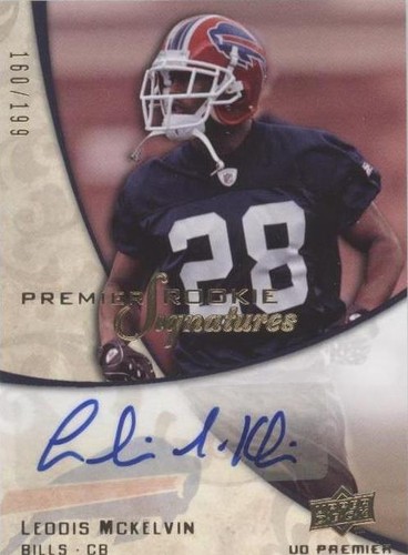 2008 UD Premier Leodis McKelvin #158