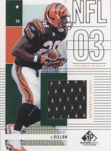 2003 SP Game Used Edition Corey Dillon #160