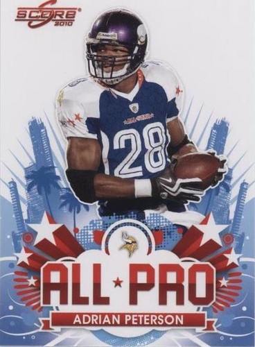 2010 Score Adrian Peterson #3